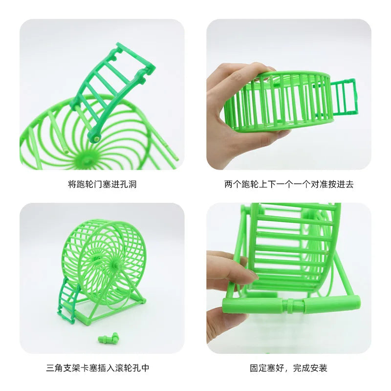 Exciting Windmill Hamster Running Wheel - The Ultimate Exercise Toy for Your Small Pet!