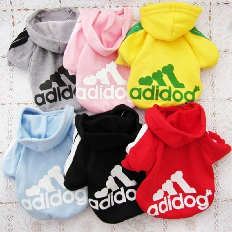 Cozy Up Your Pup with Our Adidog Autumn Winter Warm Dog Hoodies - Perfect for Medium to Large Dogs!