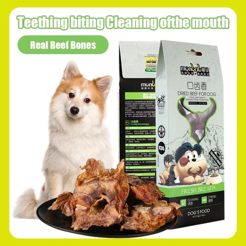 Delicious and Nutritious Beef Rib Dog Snacks for Healthy Teeth and Fresh Breath