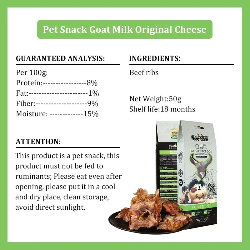 Delicious and Nutritious Beef Rib Dog Snacks for Healthy Teeth and Fresh Breath