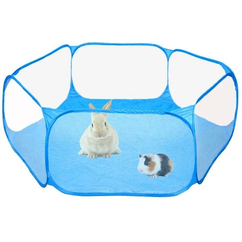 Deluxe Portable Playpen for Small Pets - Breathable Folding Tent for Cats, Dogs, Rabbits, and More!