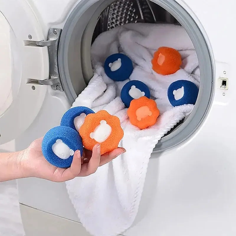 Revolutionary Pet Hair Remover: Reusable Laundry Balls for Effortless Cat Fur Removal and Lint Catching
