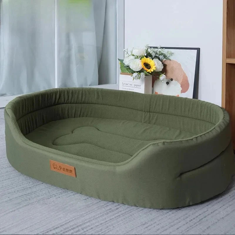 Luxurious Fluffy Dog Cushions - Perfect Pet Bed Sofa for Large and Medium Dogs, Cozy Blanket Mat for Cats and Puppies