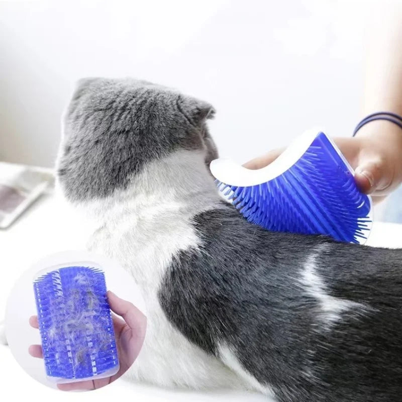 Transform Your Cat's Grooming Routine with the Self-Cleaning Cat Massage Tool – Effortless Hair Removal and Relaxation!