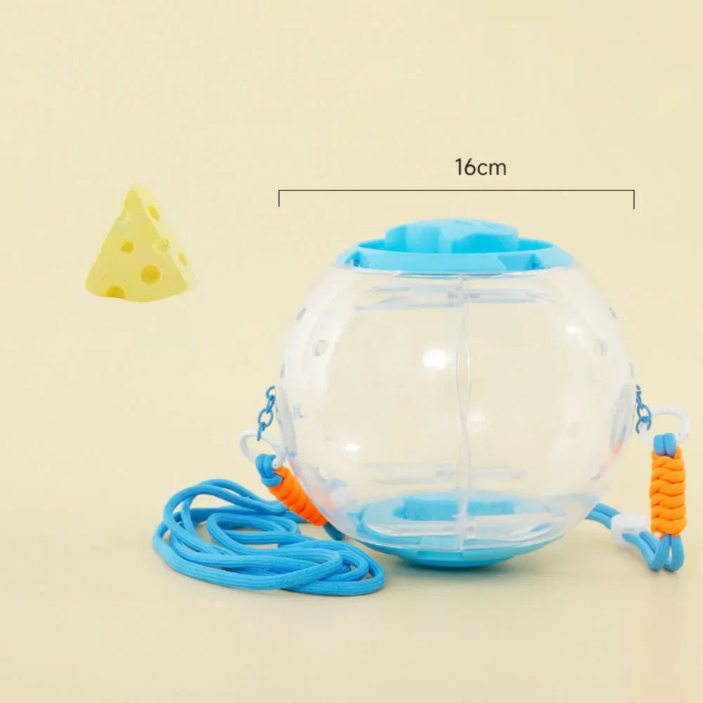 Ultimate Hamster Outdoor Carrying Ball - Exercise & Adventure with Straps for Small Pets
