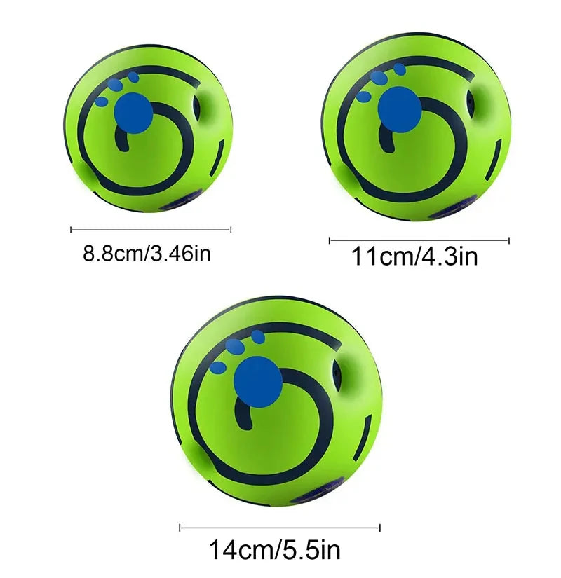 Exciting Wobble Wag Giggle Ball - The Ultimate Dog Toy for Endless Fun and Engagement!
