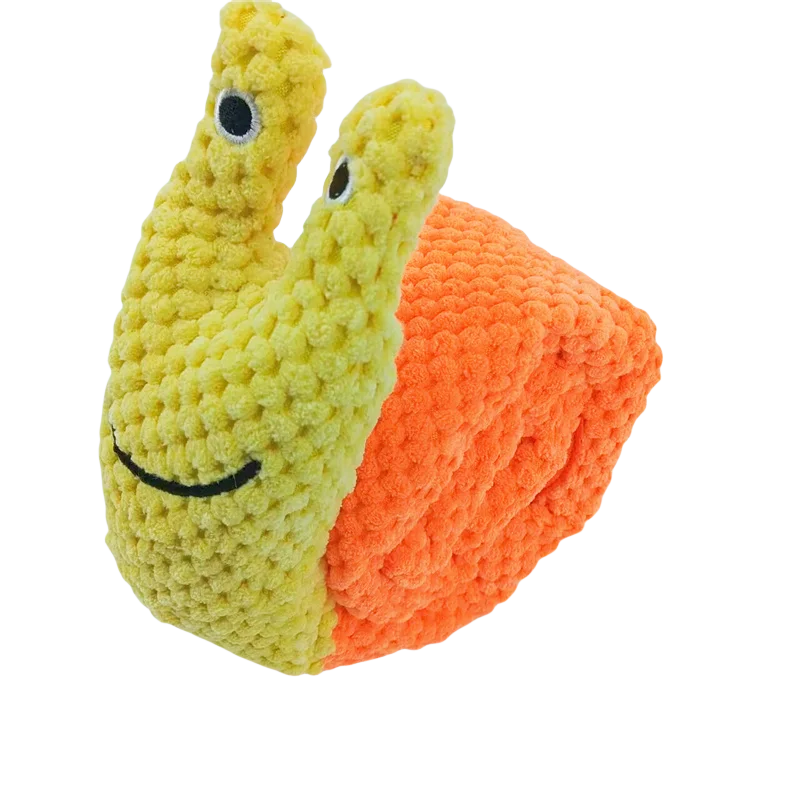 Engaging and Interactive Plush Dog Puzzle Feeder with Sound Squeak - Perfect Toy for Spirited Puppies and Chewing Enthusiasts
