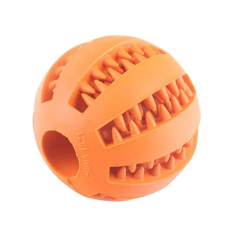 Bounce & Chew: Nontoxic Rubber Dog Toy Ball for Happy, Healthy Playtime!
