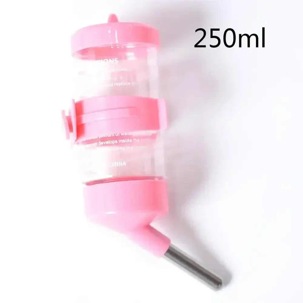 Ultimate Hamster Water Bottle - Hangable Leak-Proof Dispenser for Small Pets - Available in 80/125/250Ml