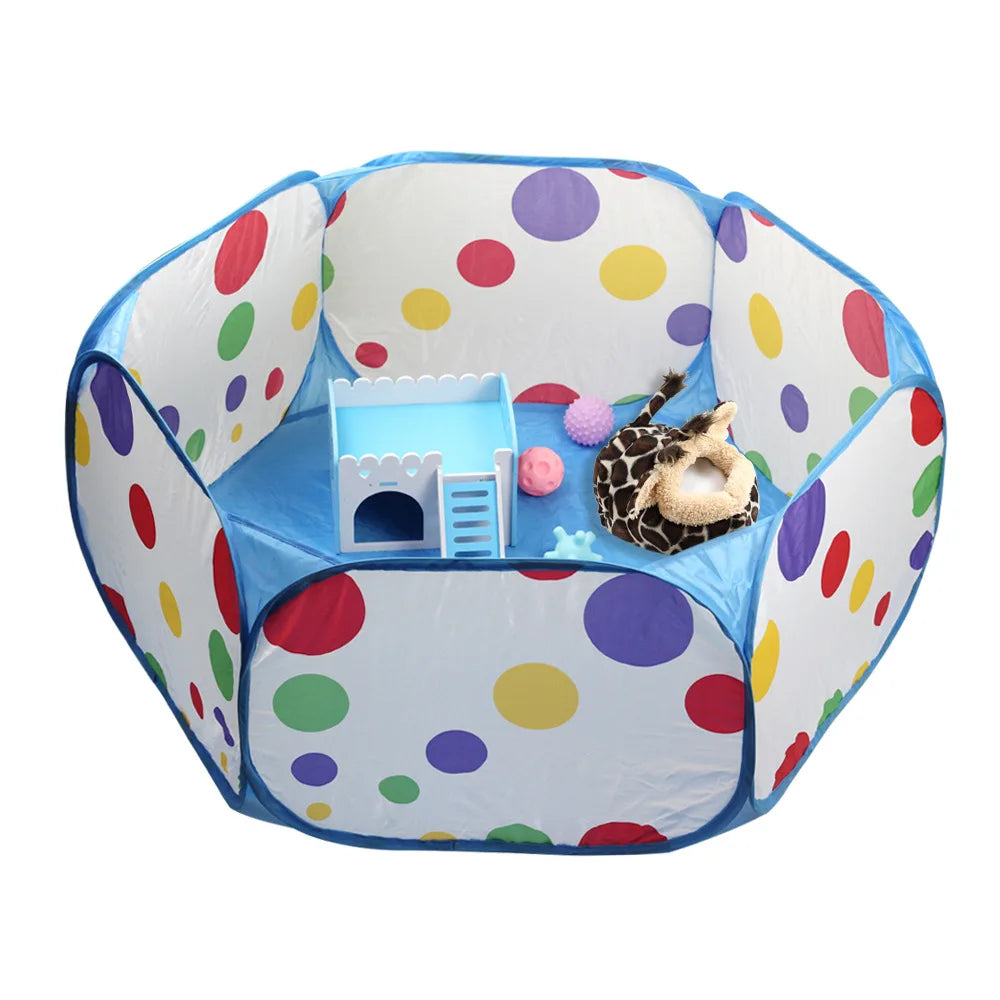 Deluxe Portable Playpen for Small Pets - Breathable Folding Tent for Cats, Dogs, Rabbits, and More!