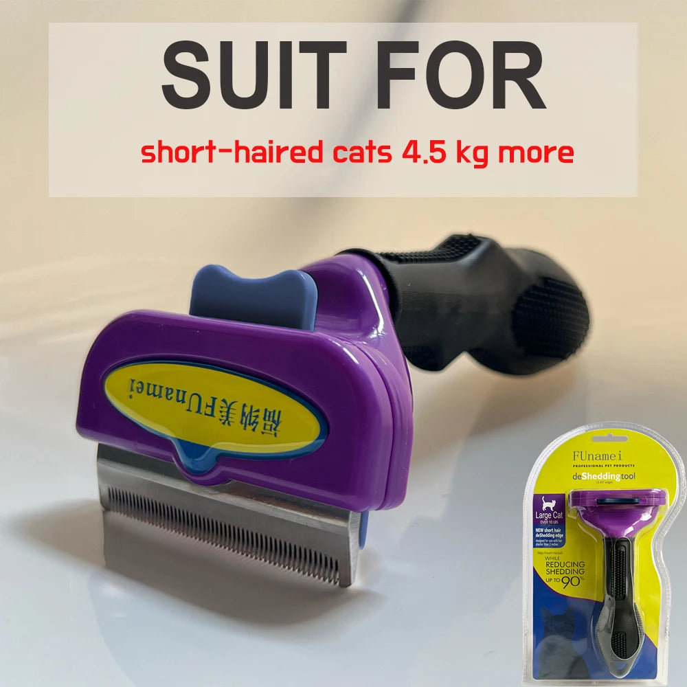 Ultimate Long Hair Cat Brush & Pet Deshedding Tool - Perfect Grooming Brush for Dogs and Cats with Short Hair Comb for Effortless Fur Removal