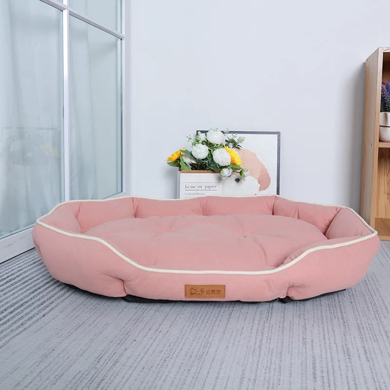 Luxurious Large Dog Sofa Bed - Cozy Winter Cushion for Cats and Dogs