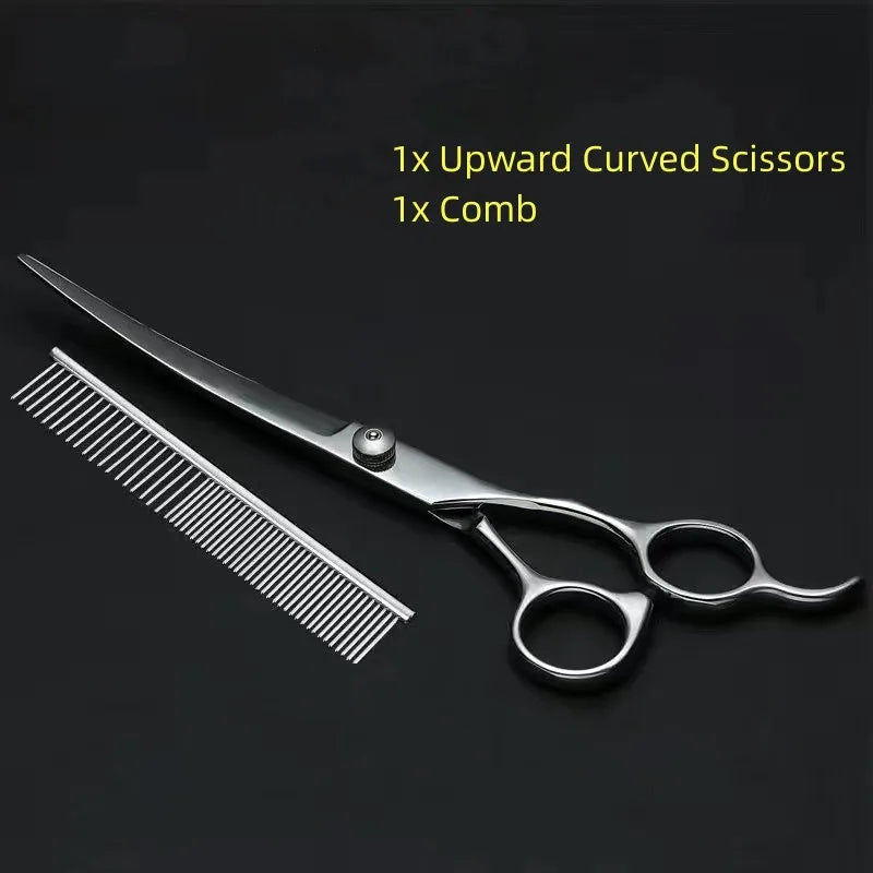 Professional Pet Grooming Scissors Set for Dogs - Perfect for Trimming, Styling, and Nail Care