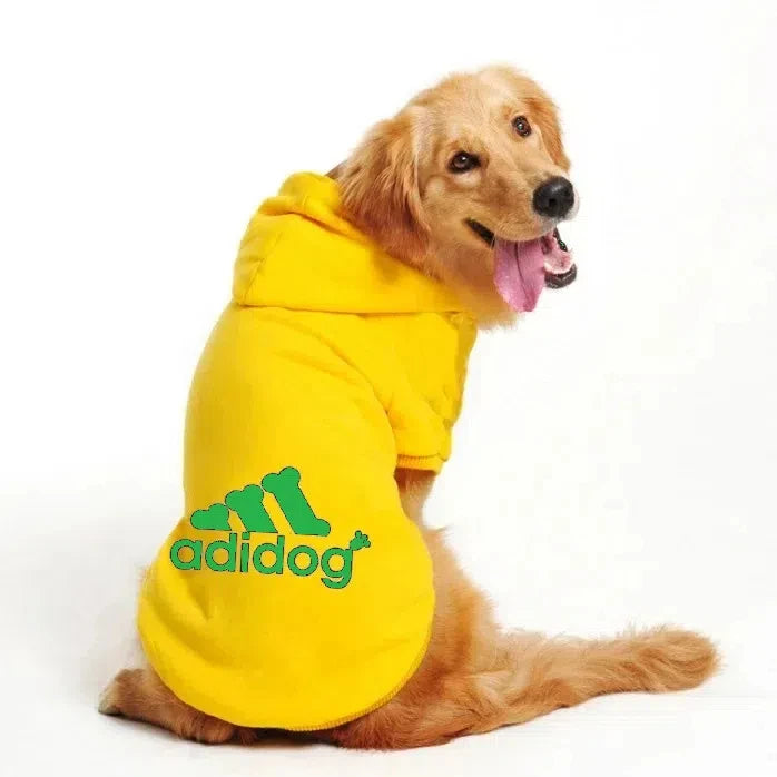 Cozy Up Your Pup with Our Adidog Autumn Winter Warm Dog Hoodies - Perfect for Medium to Large Dogs!
