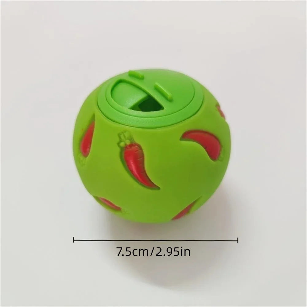 Engaging Interactive Rabbit Treat Ball - Slow Feeder & Snack Dispensing Toy for Bunnies, Ferrets, and Hamsters
