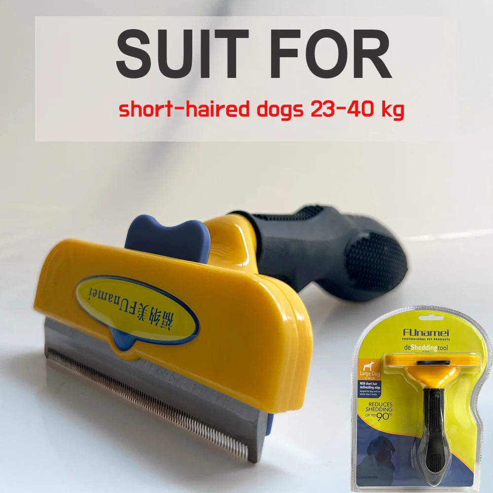 Ultimate Long Hair Cat Brush & Pet Deshedding Tool - Perfect Grooming Brush for Dogs and Cats with Short Hair Comb for Effortless Fur Removal
