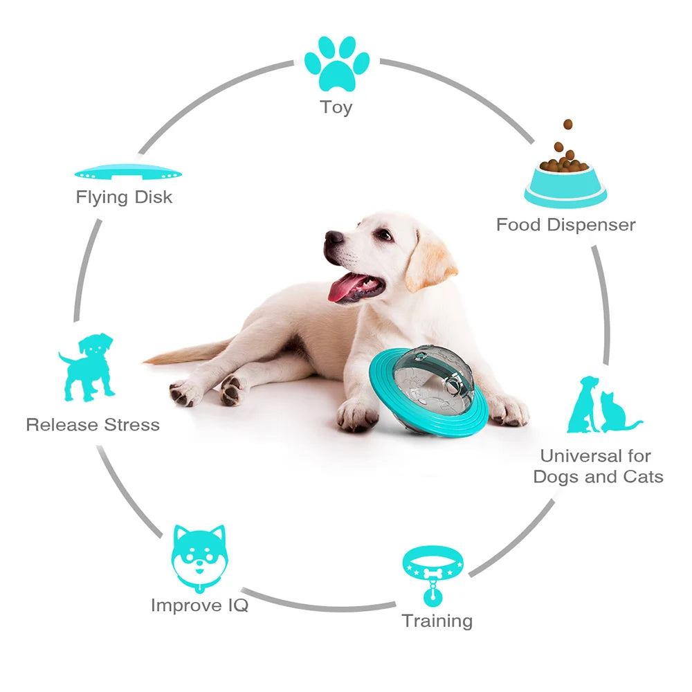 Engaging Dog Interactive Treat Ball - Enhance IQ and Slow Feed for Small to Large Dogs
