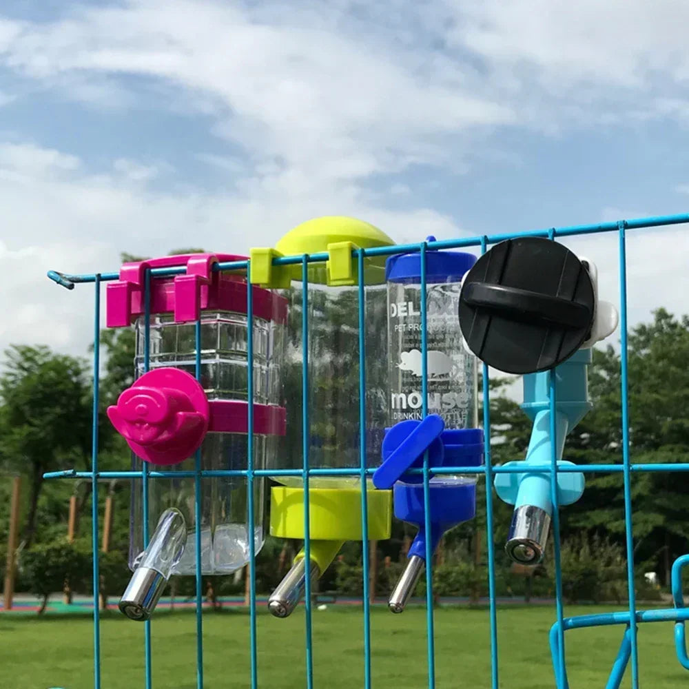 Ultimate Hamster Water Bottle - Hangable Leak-Proof Dispenser for Small Pets - Available in 80/125/250Ml