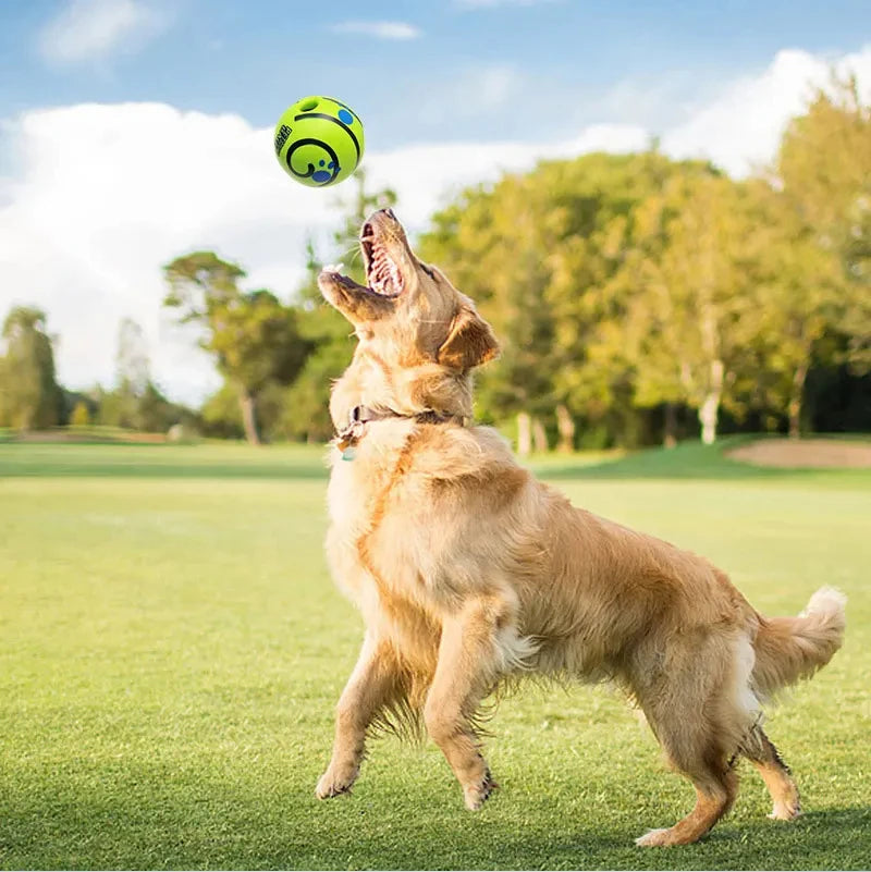 Exciting Wobble Wag Giggle Ball - The Ultimate Dog Toy for Endless Fun and Engagement!