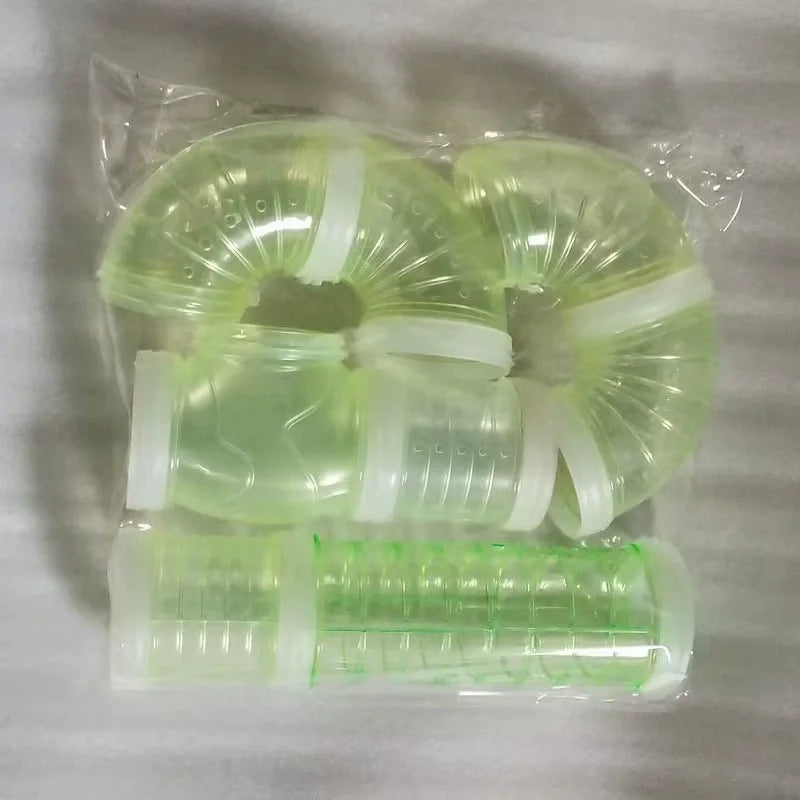 Creative Hamster Plastic Tube Maze Tunnel - DIY Fun for Your Golden Hamster!