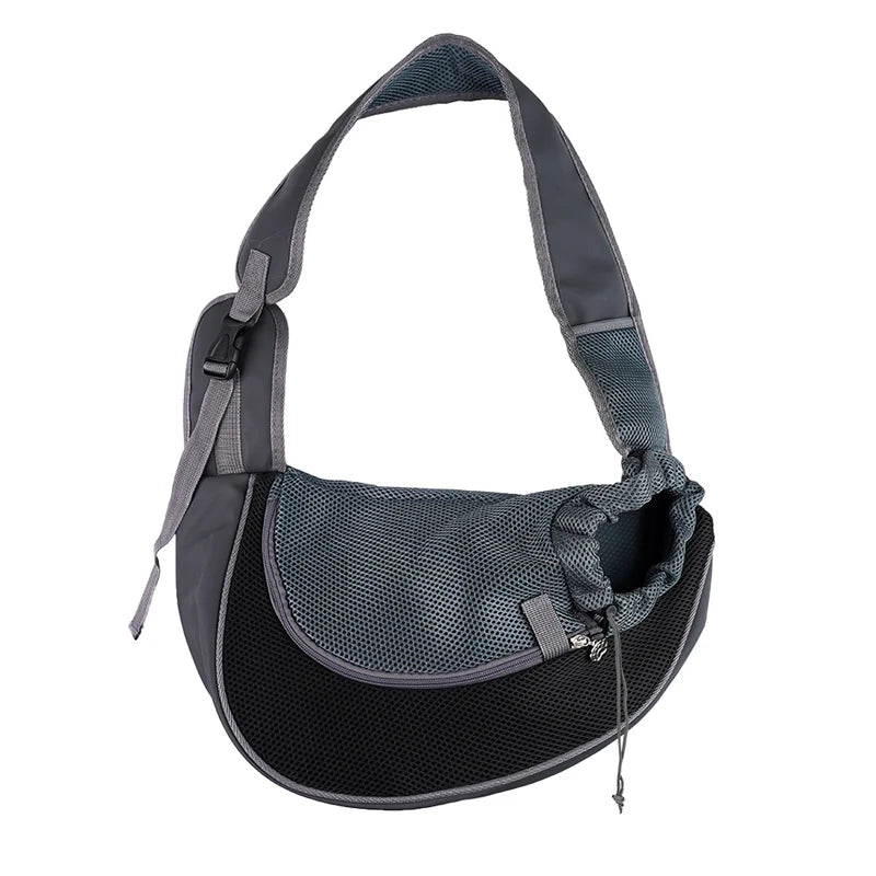 Stylish Pet Carrier Backpack for Dogs and Cats - Travel Tote Sling Bag with Breathable Mesh