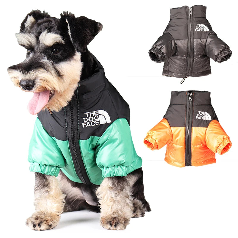 Cozy and Stylish Large Winter Dog Jacket - Perfect for French Bulldogs, Chihuahuas, and More!