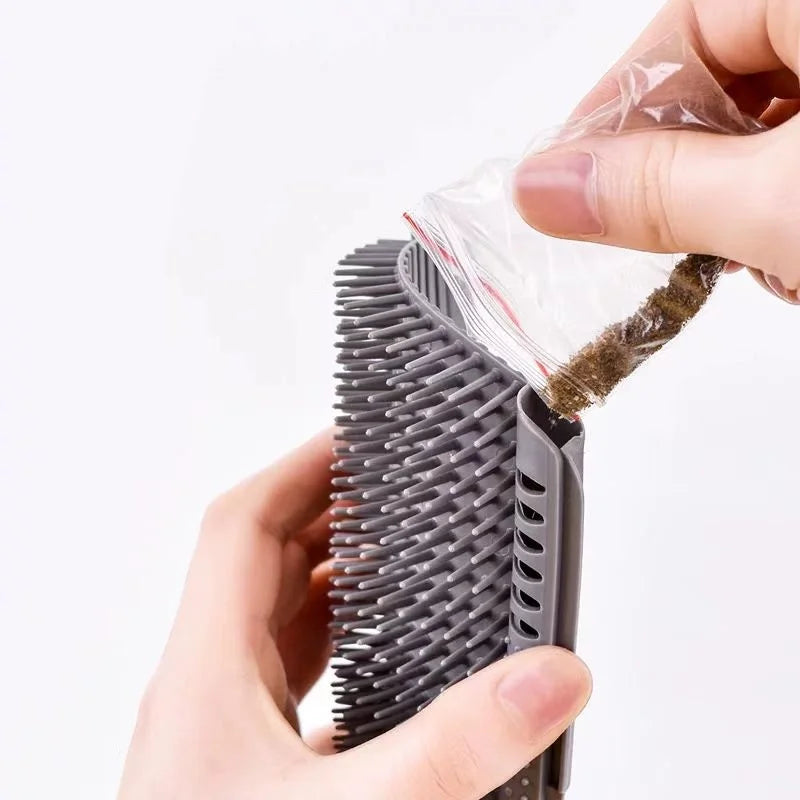 Transform Your Cat's Grooming Routine with the Self-Cleaning Cat Massage Tool – Effortless Hair Removal and Relaxation!