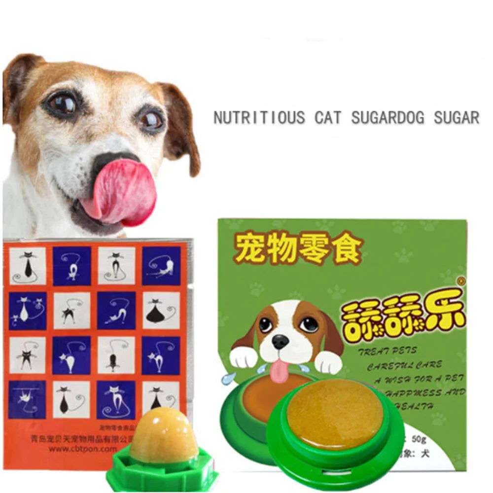 Indulge Your Pets with Delicious Dog Candy Licking Treats - Nutritional Energy Boost for Cats and Dogs