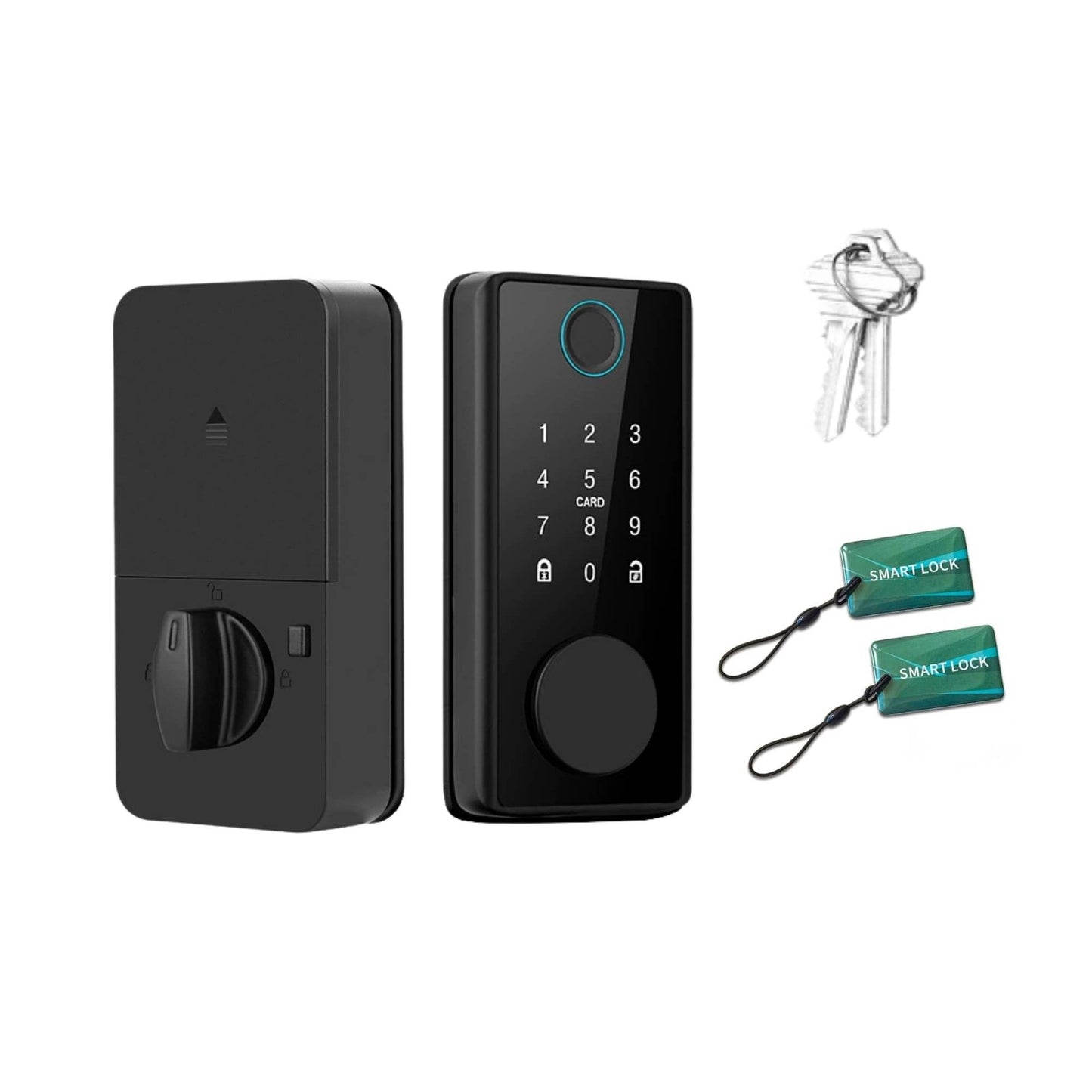 Tooleroo Digital Smart Door Lock Keypad - 5-in-1 Home Entry Security System-0