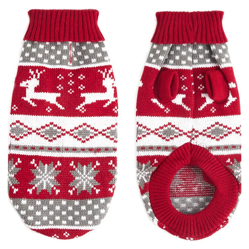 Cozy Cartoon Pet Dog Sweater for Small Dogs - Perfect for Winter Warmth and Style!