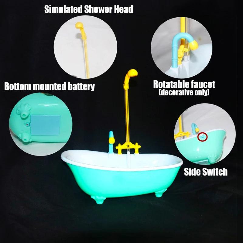 Transform Your Bird's Bath Time with the Automatic Intelligent Parrot Shower Bathtub - Stylish Blue Plastic Accessory for Parakeet Cages