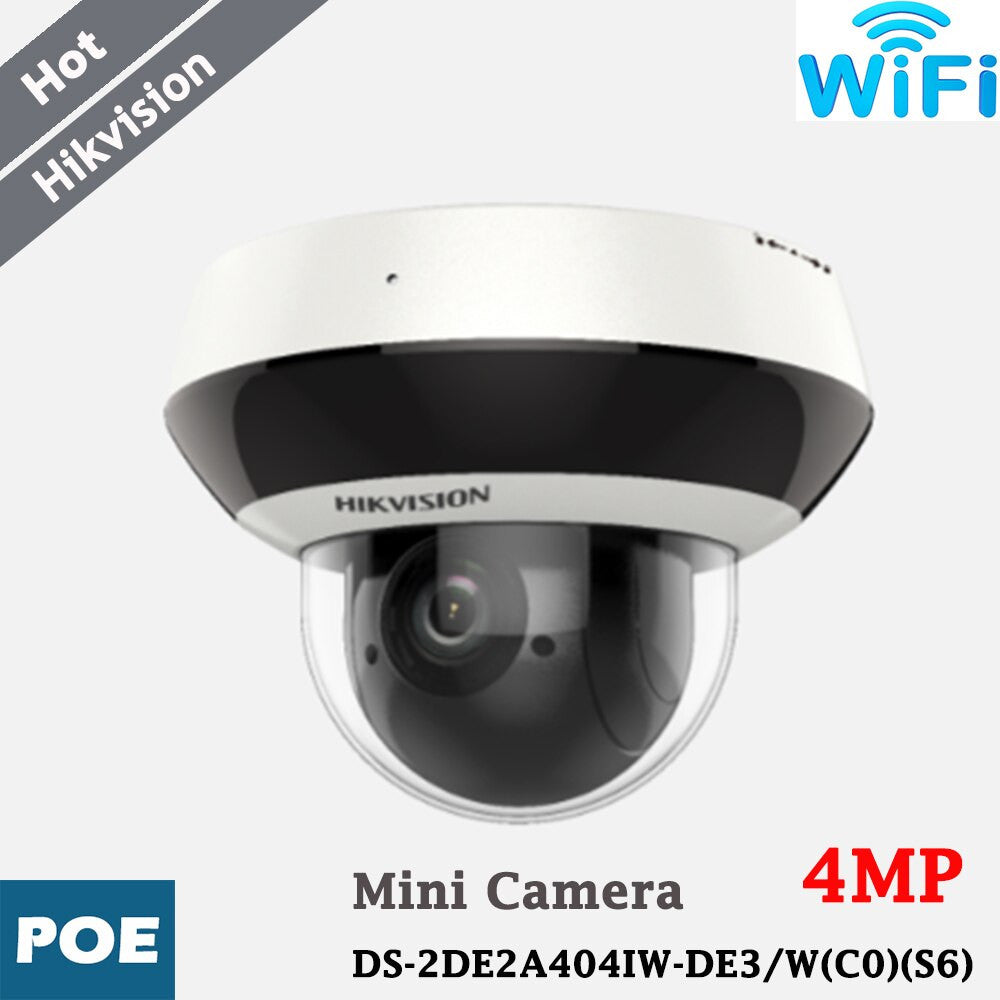 Hikvision 2-inch 4MP 4x Zoom WiFi Camera IR Mini PT Dome Security Camera-0