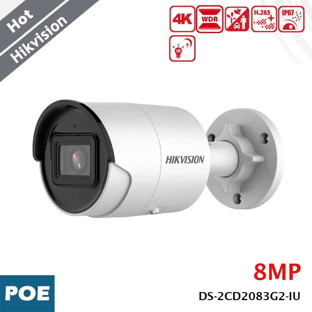 Hikvision 8MP 4K IP Camera AcuSense Bullet Survillance Security Camera Focuse-0