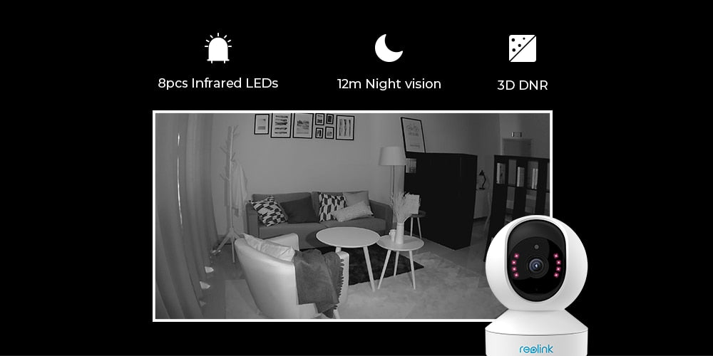 4MP home security ip camera 2.4G/5G WiFi Pan&Tilt listen&talk SD card slot indoor Surveillance Camera E1 Pro-4