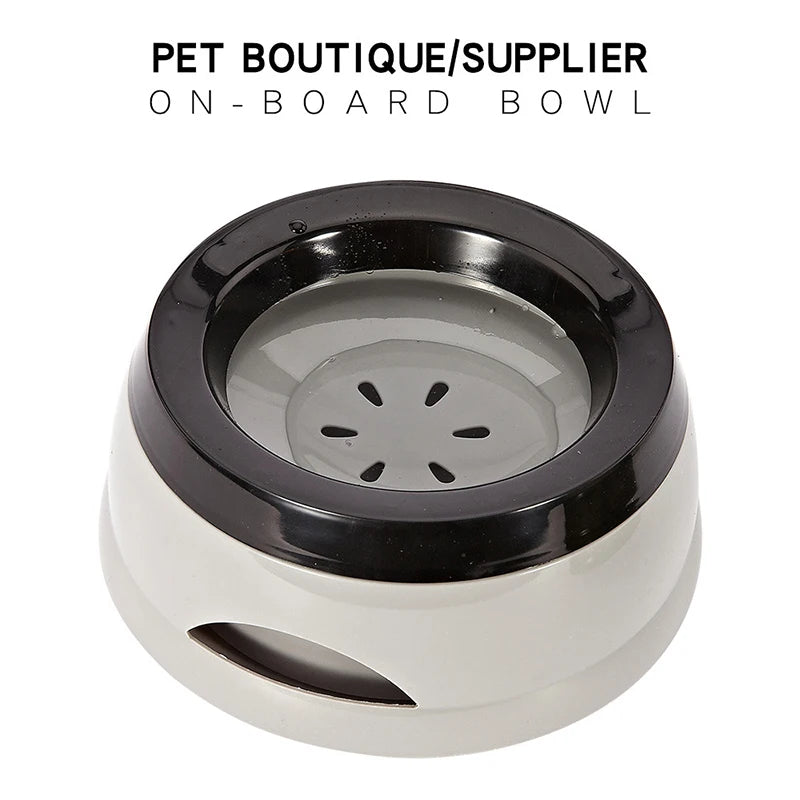 Elevate Mealtime with Our Spill-Proof Portable Plastic Dog & Cat Bowl - Perfect for Hydration on the Go!