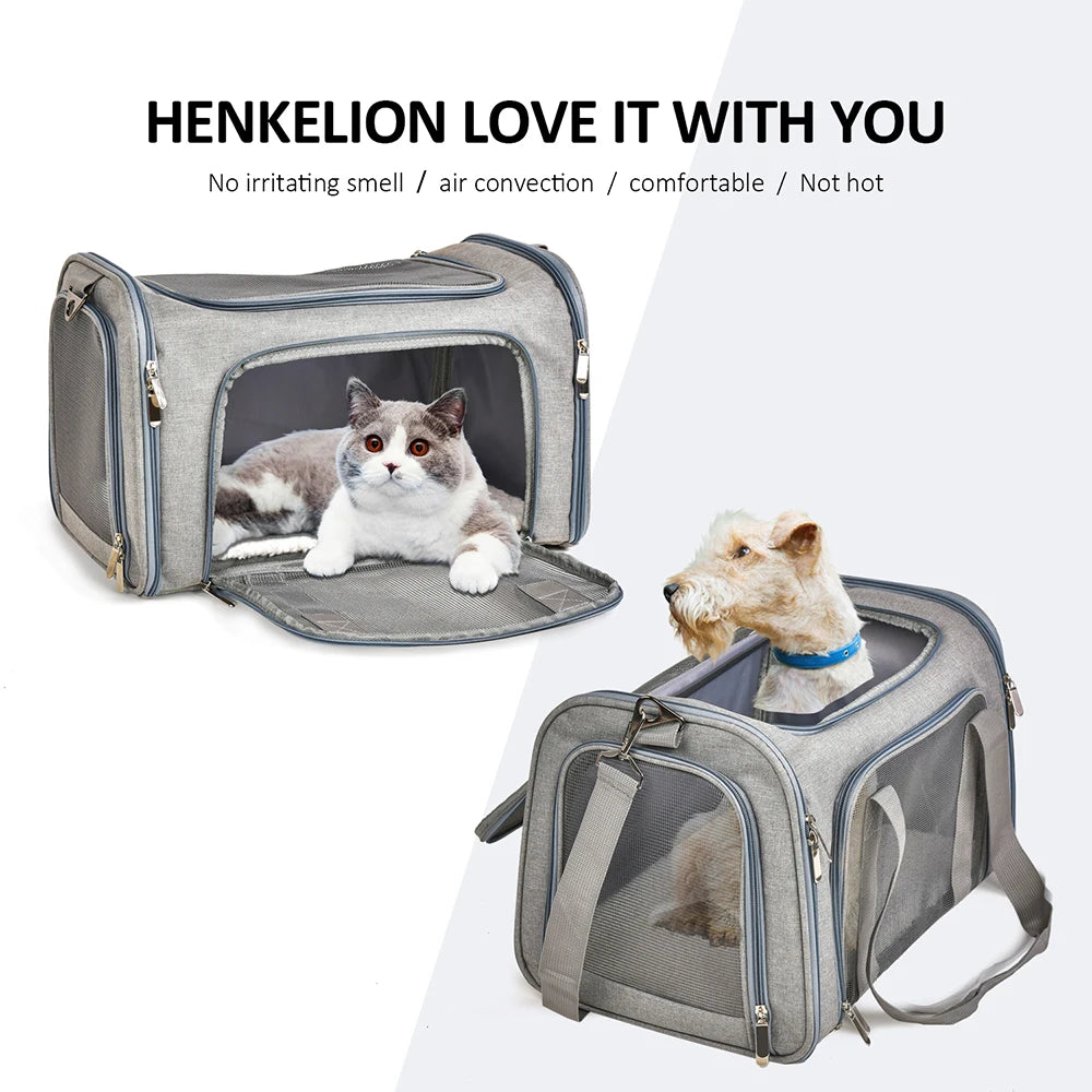 Ultimate Dog Carrier Backpack - Airline Approved Soft-Sided Travel Bag for Small Dogs and Cats