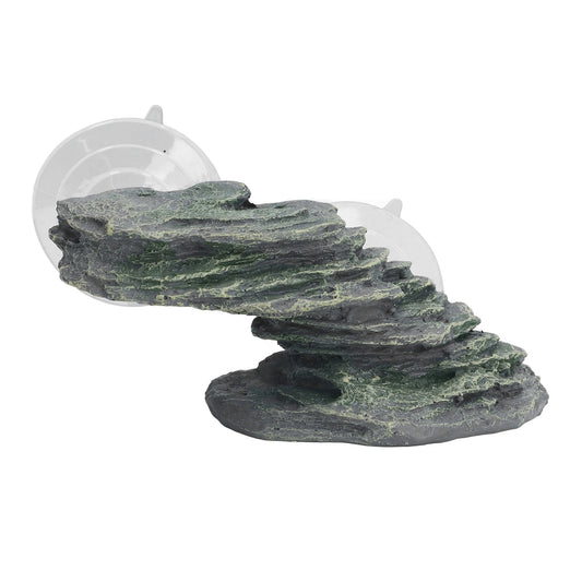 Transform Your Aquarium with Our Lifelike Tortoise Climbing Platform - Perfect Basking Dock for Reptiles!