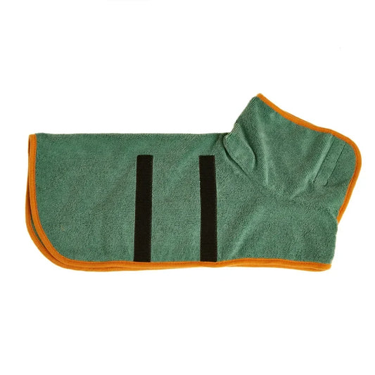 Ultimate Pet Bathrobe: Adjustable, Super Absorbent Towel for All Dog Sizes - Fast Drying & Moisture Wicking