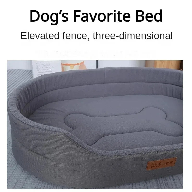 Luxurious Fluffy Dog Cushions - Perfect Pet Bed Sofa for Large and Medium Dogs, Cozy Blanket Mat for Cats and Puppies