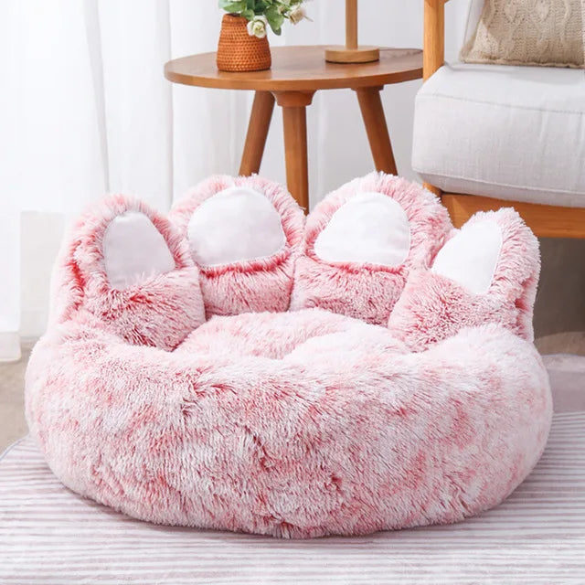 Paw-sitively Adorable Dog Bed: The Cozy Bear Paw Wonderland for Your Furry Friends!