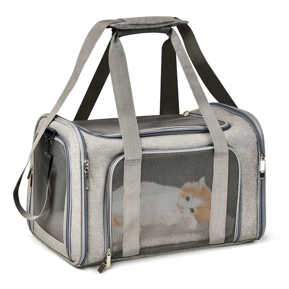 Ultimate Dog Carrier Backpack - Airline Approved Soft-Sided Travel Bag for Small Dogs and Cats
