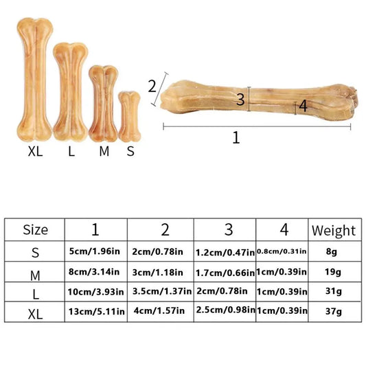 Irresistible Dog Teething Bone - Beef Flavor, Safe & Durable Chew Toy for Medium Dogs