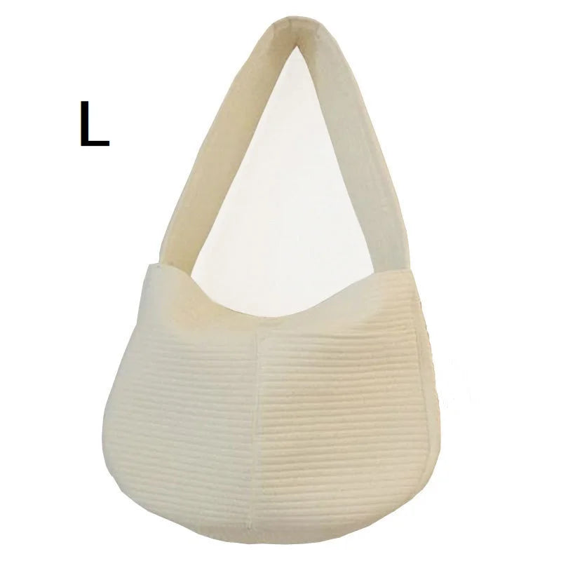 Stylish and Comfortable Handmade Dog Sling Carrier - Perfect for Outdoor Adventures with Your Pet