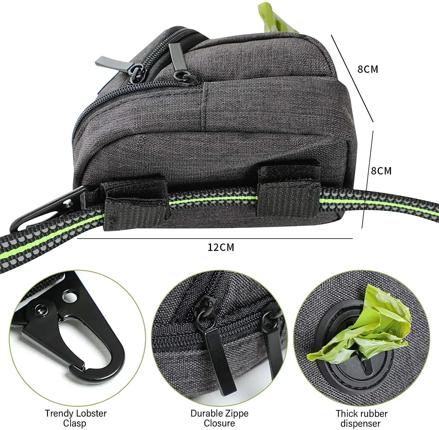Ultimate Portable Dog Training Treat Bag - Convenient Waist Pouch for Snacks & Poop Disposal!