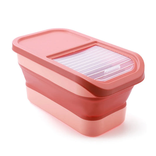 Versatile 13/33LB Collapsible Dog & Cat Food Storage Container - Airtight, Space-Saving Design for Pet Food and Grains