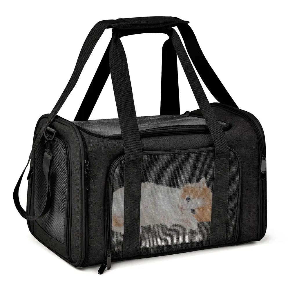 Ultimate Dog Carrier Backpack - Airline Approved Soft-Sided Travel Bag for Small Dogs and Cats