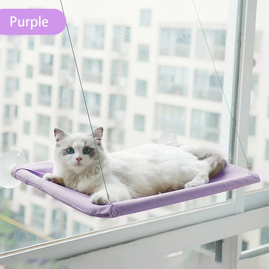 The Purr-fect Sunny Window Hammock: A Cozy Climbing Adventure for Your Feline Friend!