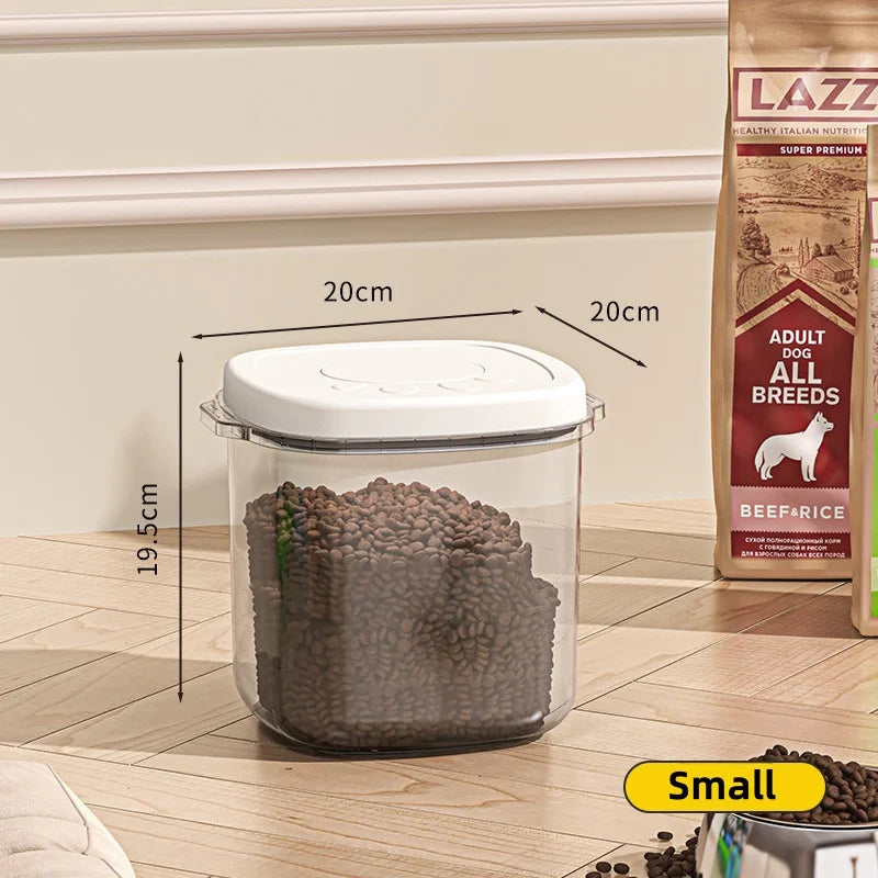 Keep Your Pet's Food Fresh with Our Airtight Large Capacity Storage Container - Perfect for Cats and Dogs!