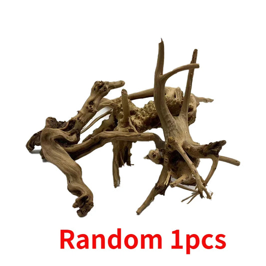 Transform Your Aquarium with Natural Tree Trunk Driftwood - Stunning Plant Wood Decoration for Fish Tanks