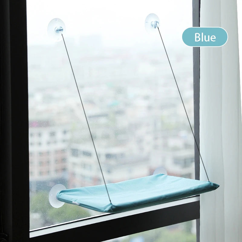 The Purr-fect Sunny Window Hammock: A Cozy Climbing Adventure for Your Feline Friend!